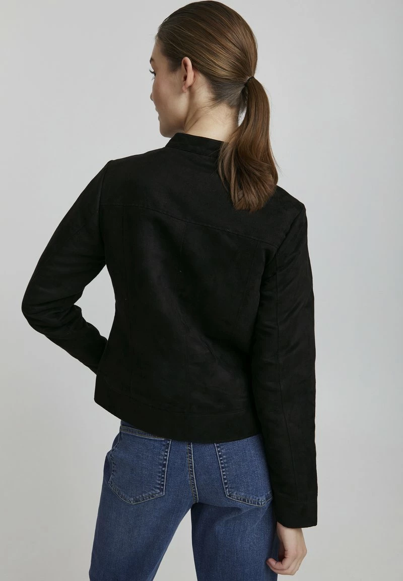 Oxmo PEGGY - Chaqueta De Cuero Sintético - Black , Mujer 3 Oxmo PEGGY - Chaqueta De Cuero Sintético - Black , Mujer - Imagen 3