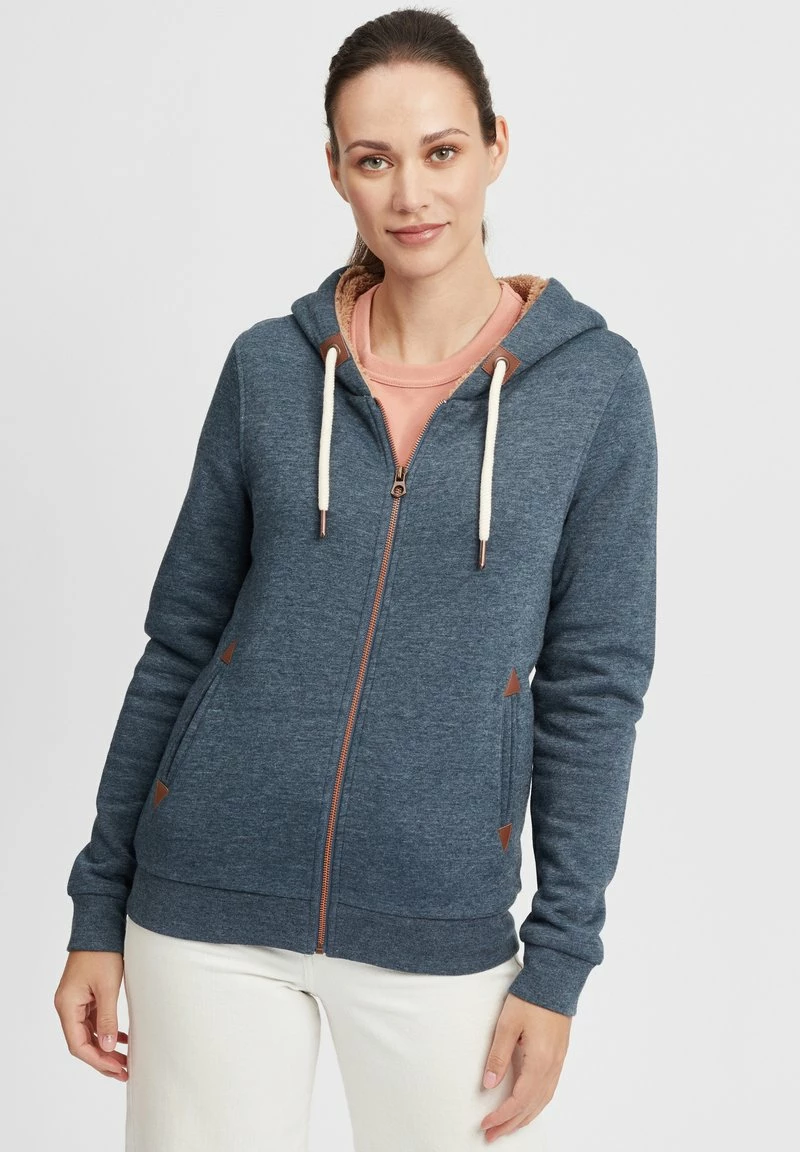 Oxmo OXVICKY - Sudadera Con Cremallera - Ins Bl Mel , Mujer 1 Oxmo OXVICKY - Sudadera Con Cremallera - Ins Bl Mel , Mujer