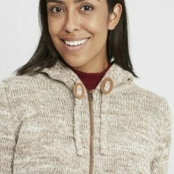 Oxmo OXPHILADELPHIA - Chaqueta De Punto - Dune , Mujer -Oxmo tienda en línea 88a04e4901de4fa5a1dac59016bb83b6