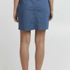 Oxmo OXLILLE - Falda Vaquera - Mid Blue Denim , Mujer -Oxmo tienda en línea 891d468231ba48c7bf33d2500502e4fc