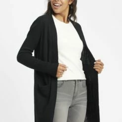 Oxmo OXNELI - Chaqueta De Punto - Black , Mujer