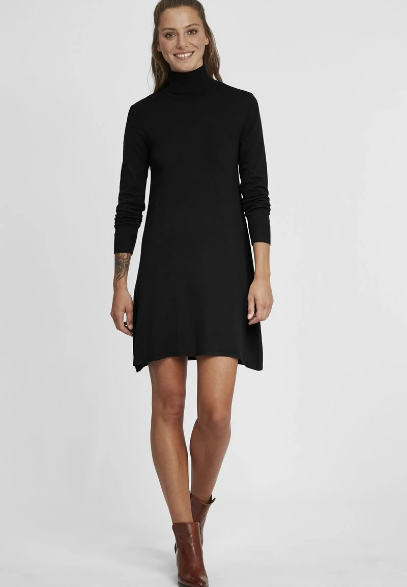 Oxmo OXWINALA - Vestido De Punto - Black, Mujer 2 Oxmo OXWINALA - Vestido De Punto - Black, Mujer - Imagen 2