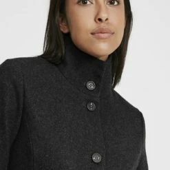 Oxmo OXHERMY - Abrigo Clásico - Black, Mujer -Oxmo tienda en línea 8f9f06f74269456eb9684a765c3c82b3