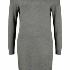 Oxmo OXELLA - Vestido De Punto - Grey Mel , Mujer -Oxmo tienda en línea 9076df41c8804cae96fb2ec2477c25aa