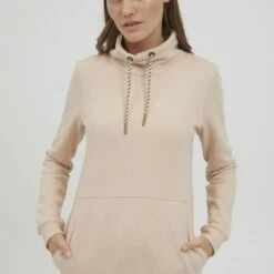 Oxmo OXVILMA - Sudadera - Mahogany Rose Melange, Mujer