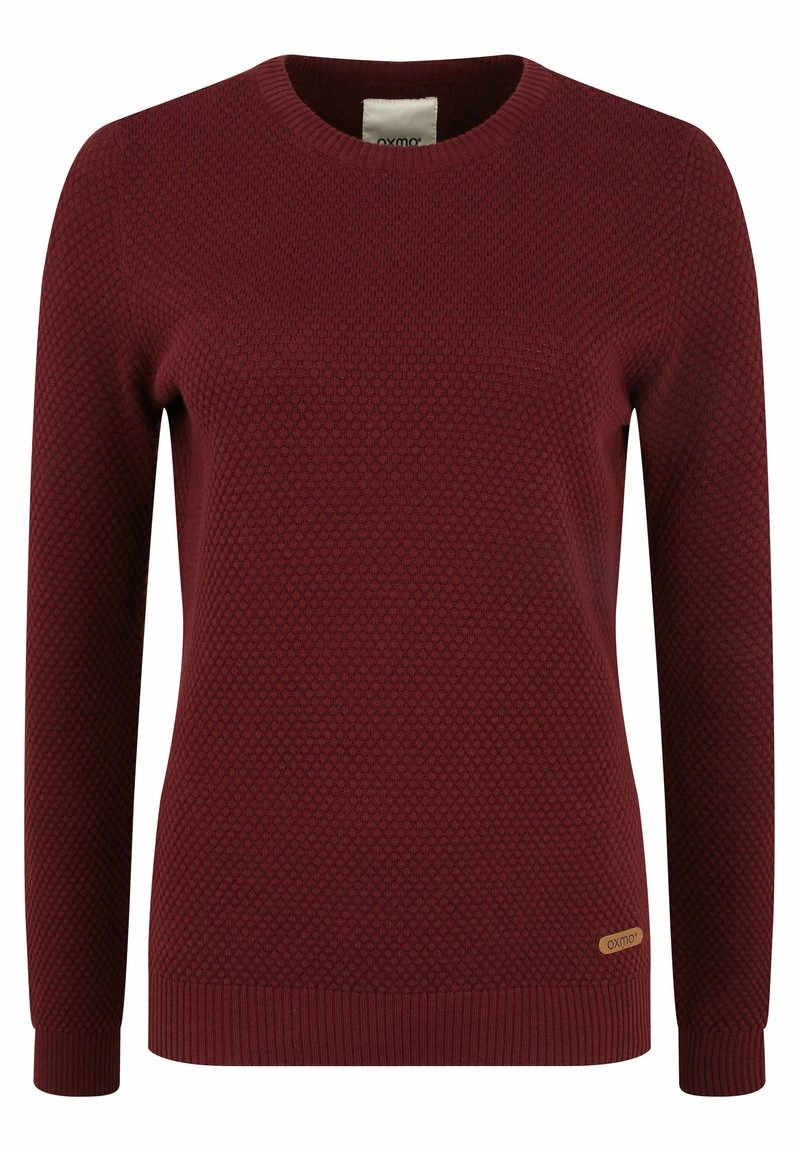 Oxmo OXSARAH - Jersey De Punto - Wine Red, Mujer 6 Oxmo OXSARAH - Jersey De Punto - Wine Red, Mujer - Imagen 6