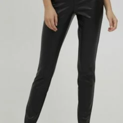 Oxmo PAULINE - Pantalones - Black, Mujer