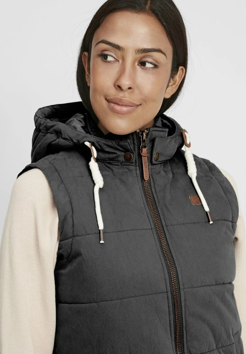 Oxmo OXLEW - Chaleco - Black , Mujer 4 Oxmo OXLEW - Chaleco - Black , Mujer - Imagen 4