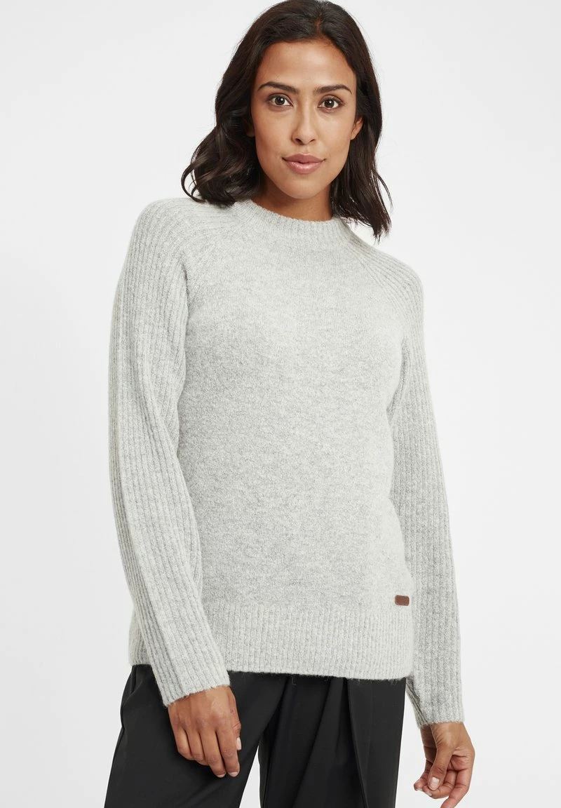 Oxmo OXGIANNA - Jersey De Punto - Light Grey Melange, Mujer 1 Oxmo OXGIANNA - Jersey De Punto - Light Grey Melange, Mujer