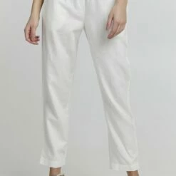 Oxmo ALFA - Pantalones - Off White , Mujer