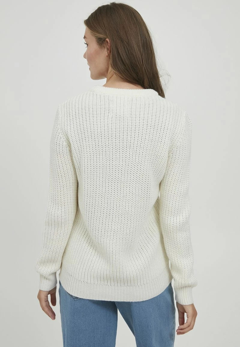 Oxmo OXNATASJA - Jersey De Punto - Cloud Dancer , Mujer 3 Oxmo OXNATASJA - Jersey De Punto - Cloud Dancer , Mujer - Imagen 3