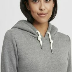 Oxmo OXBINNA - Jersey Con Capucha - Grey Melange , Mujer -Oxmo tienda en línea 9558e81f1db9434ab9f3cba6d911bb73