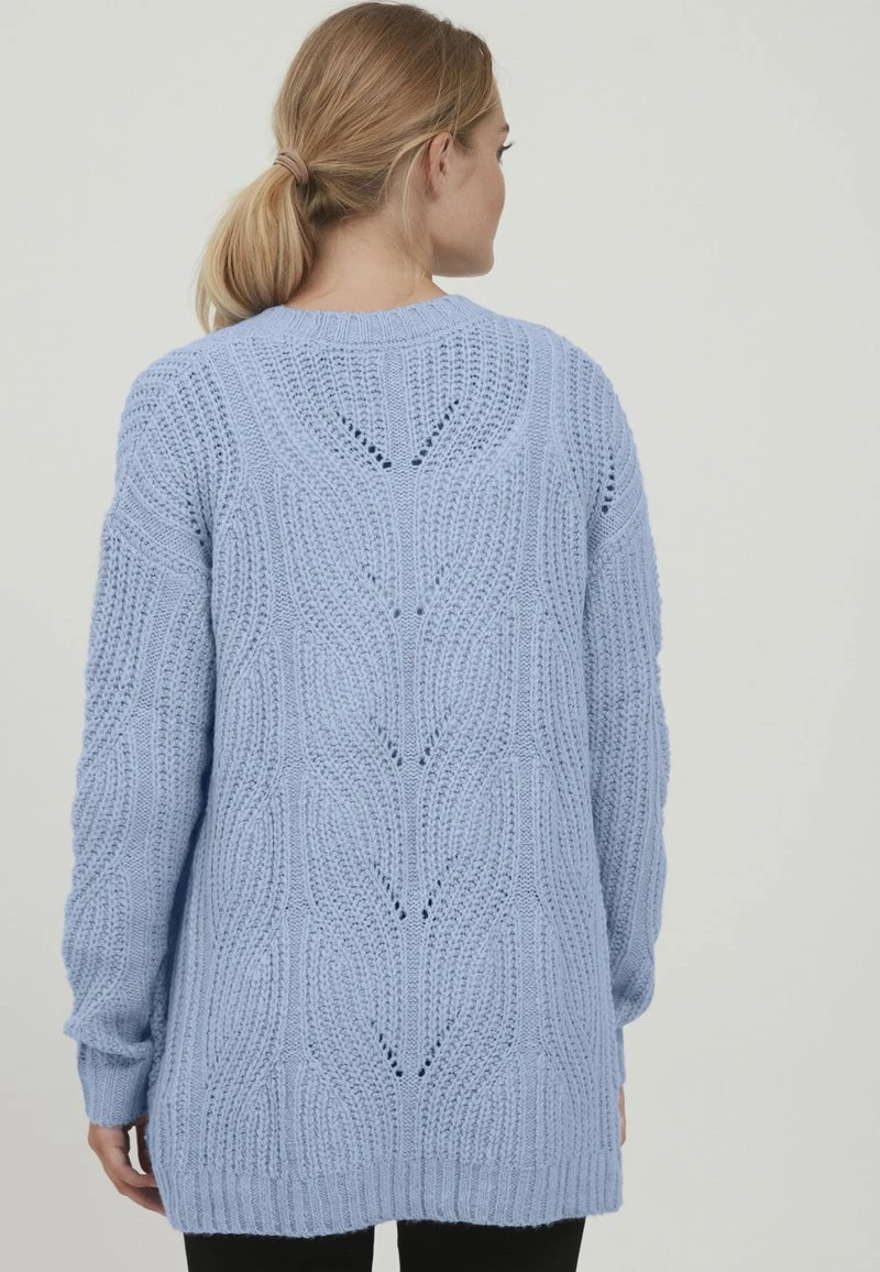 Oxmo OXCLEA - Chaqueta De Punto - Sky Blue, Mujer 3 Oxmo OXCLEA - Chaqueta De Punto - Sky Blue, Mujer - Imagen 3