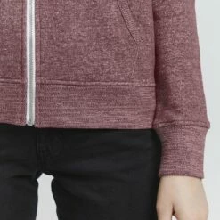 Oxmo CELIA - Sudadera Con Cremallera - Wine Red Melange , Mujer -Oxmo tienda en línea 96681b44552b4831b2f272d8c24cda52