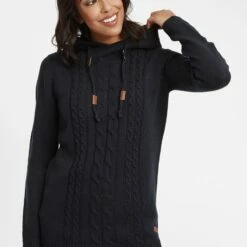 Oxmo OXCABLE - Jersey Con Capucha - Black , Mujer