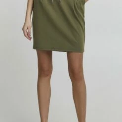Oxmo OXARNA - Falda Acampanada - Ivy Green , Mujer