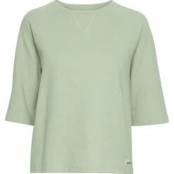 Oxmo JONNE - Camiseta Básica - Frosty Green, Mujer -Oxmo tienda en línea 98329a74041441ad9ca0c5498bd0dcd4