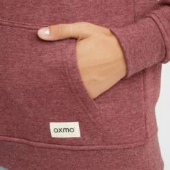 Oxmo OXOWENA - Jersey Con Capucha - Wine Red Melange , Mujer -Oxmo tienda en línea 98f31f03cf52487283e8b6b3bb547ac0