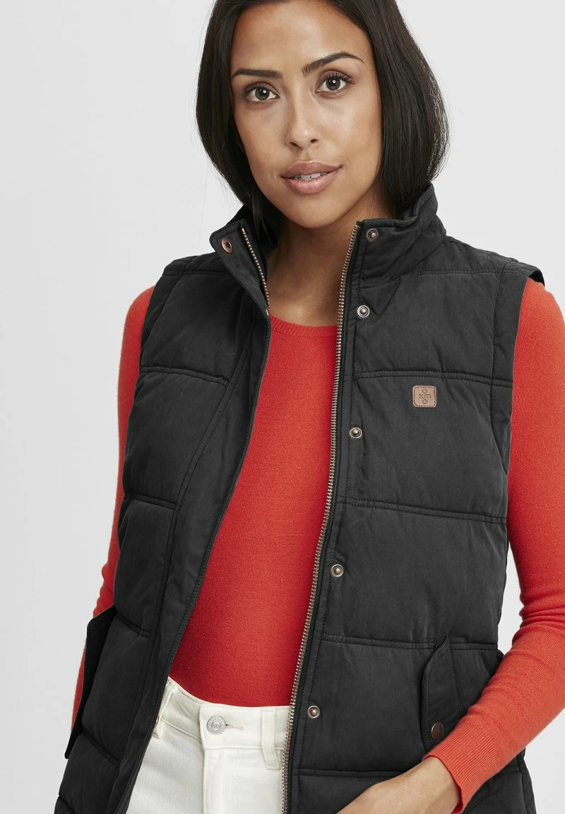 Oxmo OXLEWONDA - Chaleco - Black, Mujer 4 Oxmo OXLEWONDA - Chaleco - Black, Mujer - Imagen 4