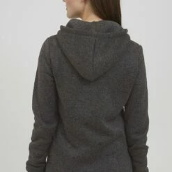 Oxmo OXTHORY - Sudadera Con Cremallera - True Black , Mujer -Oxmo tienda en línea 9ba35cb09f344adb906db51254aad32a