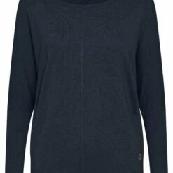 Oxmo OXHERDIS - Jersey De Punto - Total Eclipse Melange, Mujer -Oxmo tienda en línea 9c5b5998bfee40f3bb8d4f5a46b92071