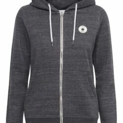 Oxmo OXHELNA - Sudadera Con Cremallera - Black Melange , Mujer -Oxmo tienda en línea 9c643af345524831b21cadadff90a6ae