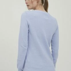 Oxmo OXSARAH - Jersey De Punto - Sky Blue, Mujer -Oxmo tienda en línea 9cf7bb62b4f14b9685cffc7d066ff409
