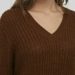 Oxmo OXLAVEA - Jersey De Punto - Brown, Mujer -Oxmo tienda en línea 9d4106537f264bc18dae8b106f9143ce