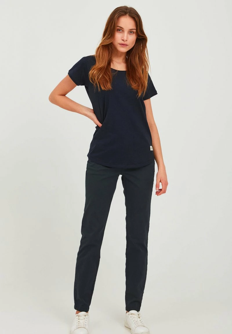 Oxmo CHILLI - Pantalones Chinos - Ebony , Mujer 2 Oxmo CHILLI - Pantalones Chinos - Ebony , Mujer - Imagen 2