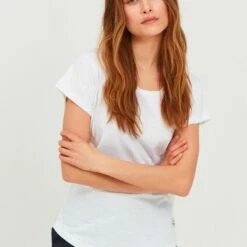Oxmo OXLYDI - Camiseta Básica - White , Mujer