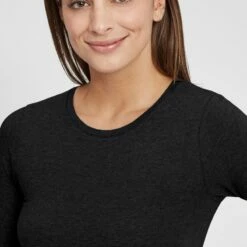 Oxmo OXMARIE - Camiseta De Manga Larga - Black , Mujer -Oxmo tienda en línea 9e7f236a84ee4c6db8f4b5b55329df1a