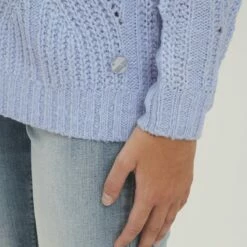 Oxmo OXCHIARA - Jersey De Punto - Sky Blue , Mujer -Oxmo tienda en línea 9f3d0f8d57ee4a89b2bb34ed3e112c2f