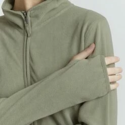 Oxmo OXRIKKA - Forro Polar - Seagrass, Mujer -Oxmo tienda en línea 9fb967cd53cd4f18bb406158f5ca11a9