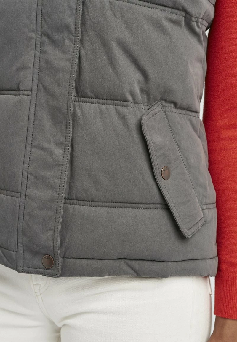 Oxmo OXLEWONDA - Chaleco - Dark Grey , Mujer 5 Oxmo OXLEWONDA - Chaleco - Dark Grey , Mujer - Imagen 5