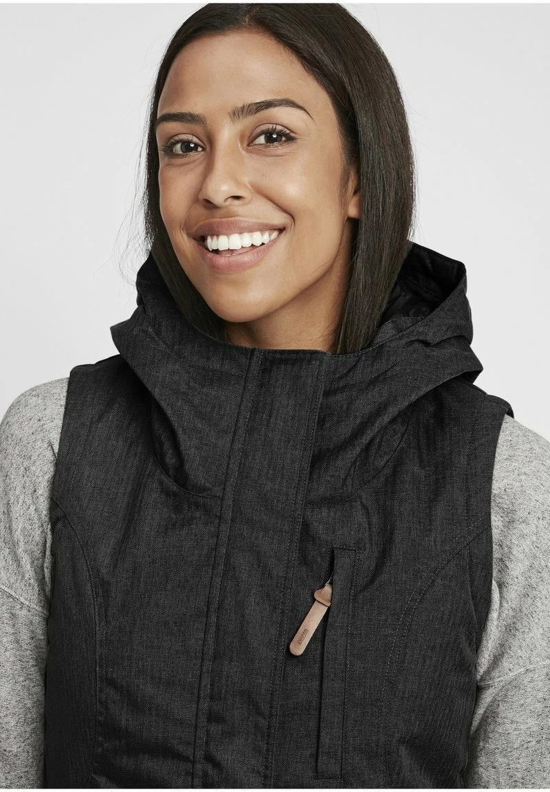 Oxmo OXBELLISSA - Chaleco - Black, Mujer 3 Oxmo OXBELLISSA - Chaleco - Black, Mujer - Imagen 3