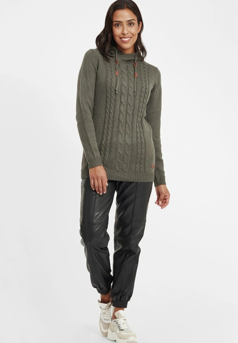 Oxmo OXCABLE - Jersey Con Capucha - Dark Grey, Mujer 2 Oxmo OXCABLE - Jersey Con Capucha - Dark Grey, Mujer - Imagen 2