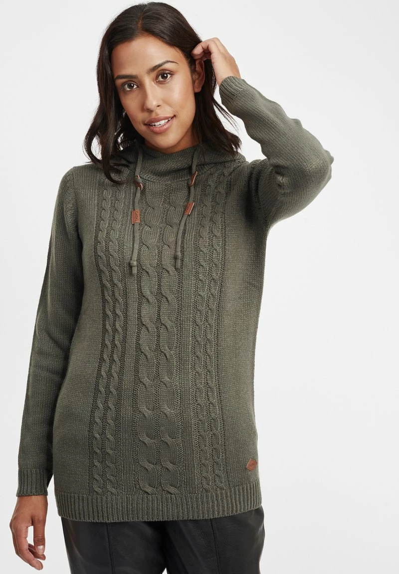 Oxmo OXCABLE - Jersey Con Capucha - Dark Grey, Mujer 1 Oxmo OXCABLE - Jersey Con Capucha - Dark Grey, Mujer