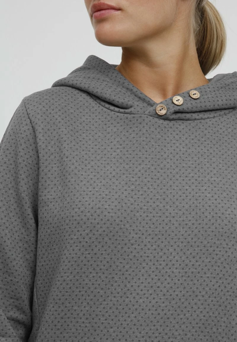 Oxmo OXVERA - Jersey Con Capucha - Medium Grey Melange, Mujer 4 Oxmo OXVERA - Jersey Con Capucha - Medium Grey Melange, Mujer - Imagen 4