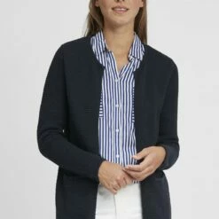 Oxmo OXHILDA - Chaqueta De Punto - Total Eclipse, Mujer