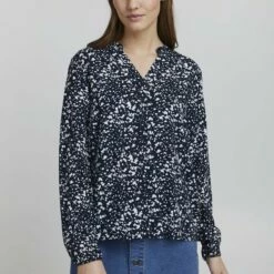 Oxmo ELVY - Blusa - Total Eclipse Mix, Mujer