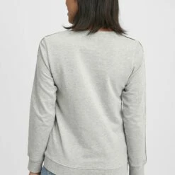 Oxmo OXGABITA - Sudadera - Grey Melange , Mujer -Oxmo tienda en línea a928e812c40f4c13a36fb54bcf499cc9