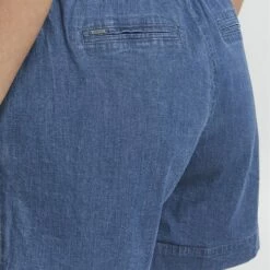 Oxmo OXLILLITH - Shorts Vaqueros - Mid Blue Denim , Mujer -Oxmo tienda en línea a9fd68b8db624fc0950b5bc5e8a84312