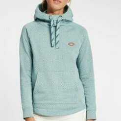 Oxmo OXAMINA - Jersey Con Capucha - Smoke Blue Melange , Mujer