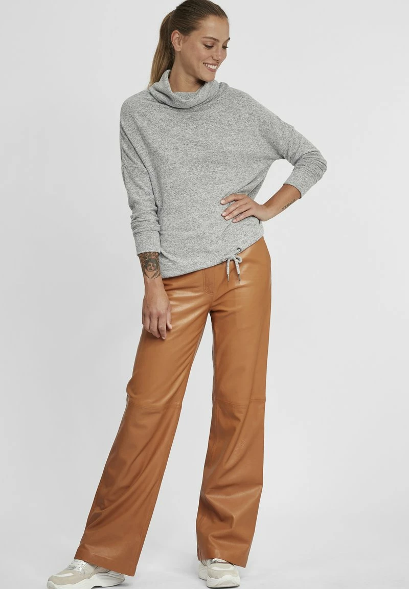 Oxmo OXBELMA - Jersey Con Capucha - Light Grey Melange , Mujer 2 Oxmo OXBELMA - Jersey Con Capucha - Light Grey Melange , Mujer - Imagen 2