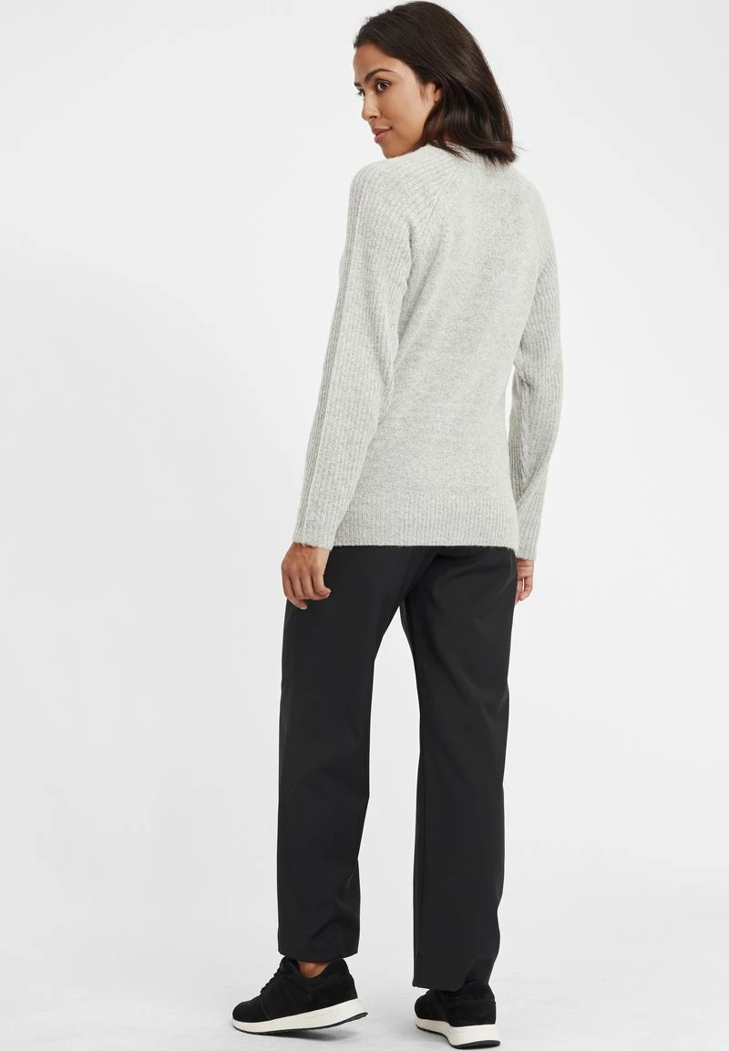 Oxmo OXGIANNA - Jersey De Punto - Light Grey Melange, Mujer 3 Oxmo OXGIANNA - Jersey De Punto - Light Grey Melange, Mujer - Imagen 3