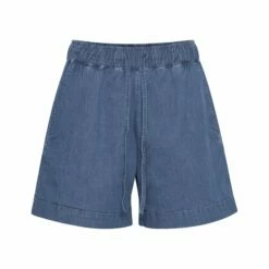 Oxmo OXLILLITH - Shorts Vaqueros - Mid Blue Denim , Mujer -Oxmo tienda en línea ab8f2db0a70644b295e14892e5cee755