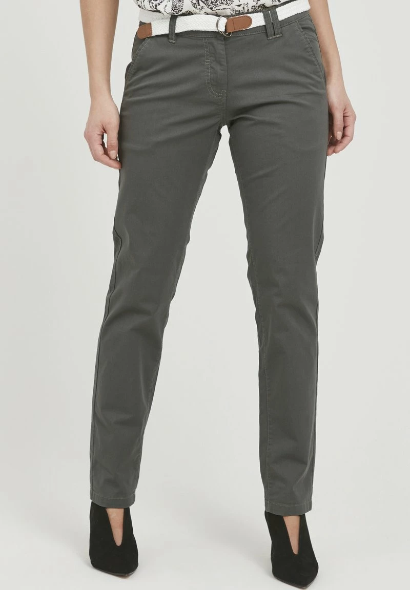 Oxmo OXCHAKIRA - Pantalones Chinos - Dark Grey, Mujer 1 Oxmo OXCHAKIRA - Pantalones Chinos - Dark Grey, Mujer