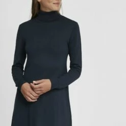 Oxmo OXWINALA - Vestido De Punto - Total Eclipse, Mujer