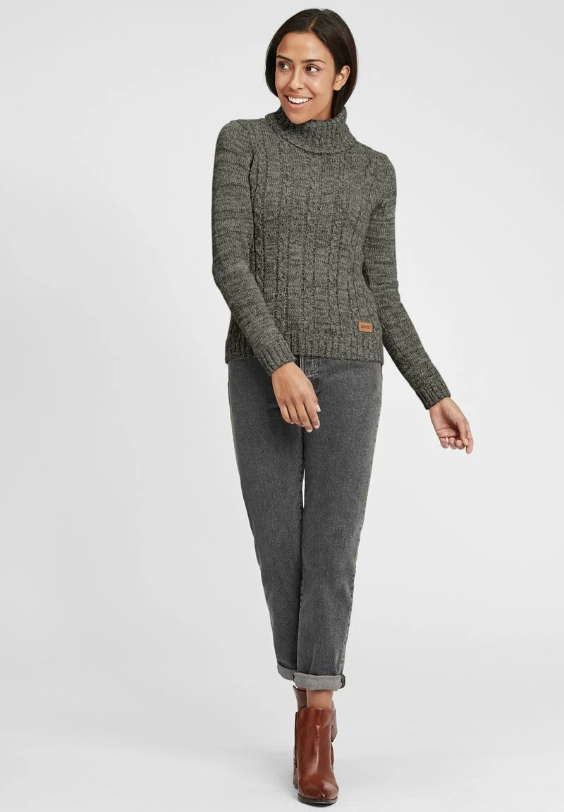 Oxmo OXPHILIPA - Jersey De Punto - Dark Grey , Mujer 2 Oxmo OXPHILIPA - Jersey De Punto - Dark Grey , Mujer - Imagen 2