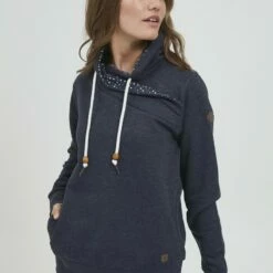 Oxmo OXUDINE - Sudadera - Total Eclipse Melange , Mujer